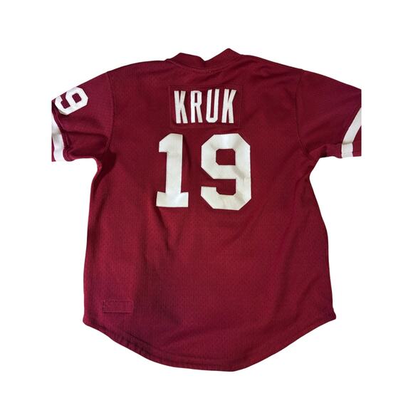 Mitchell & Ness Cooperstown Collection Philadelphia Phillies Kruk #19 jersey Med - Picture 2 of 7